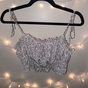 SHEIN Crop Babydoll Top